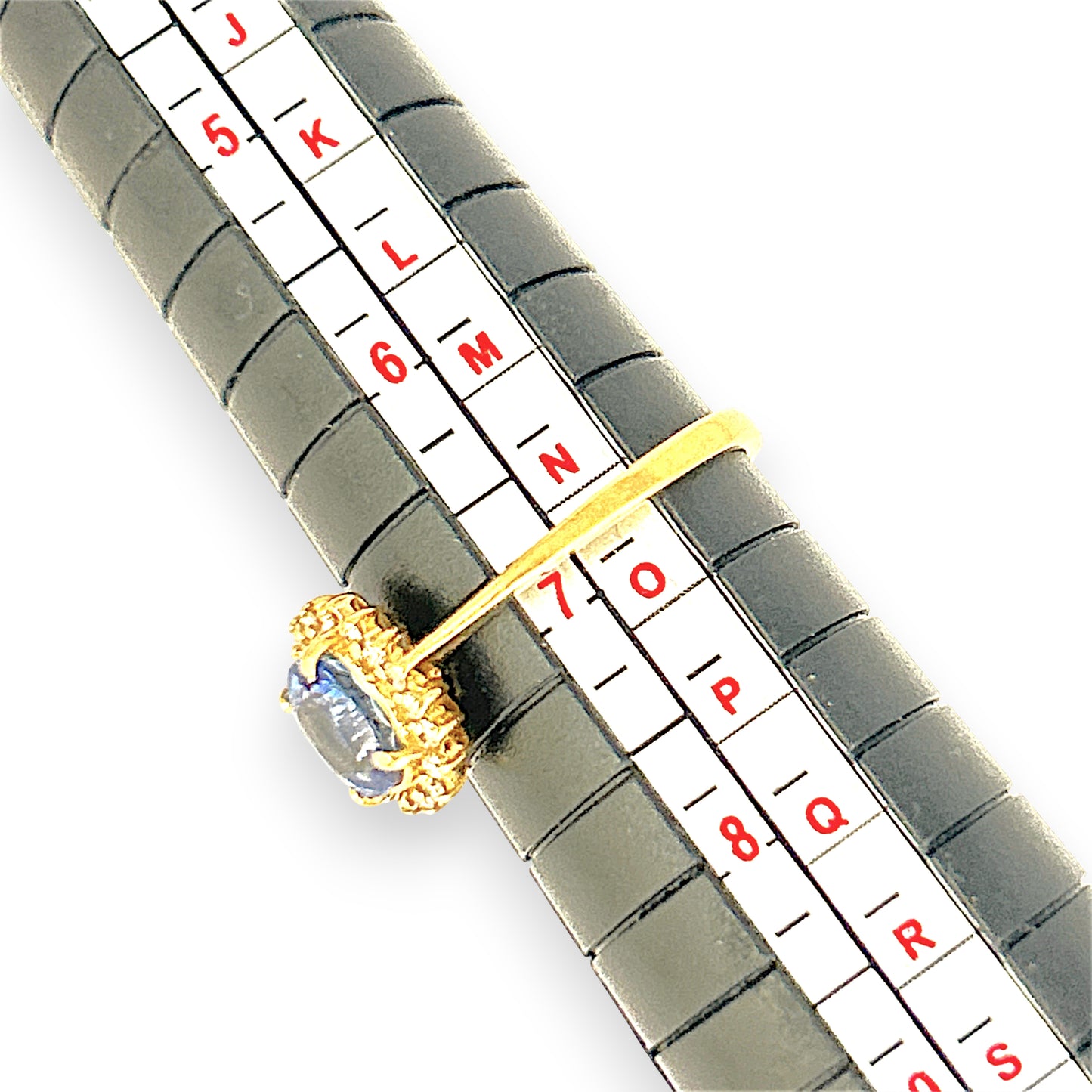 XMAS DEAL | 18kt Gold Midnight Radiance Ring Valuation: $3,700