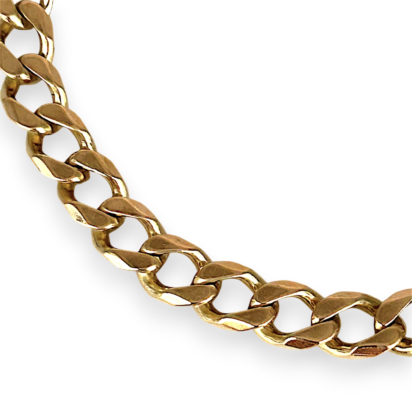 GOLD DEAL | 10ct (10k) Gold Refurbished Classic Curb Luxe Bracelet by Michael Hill 26cm