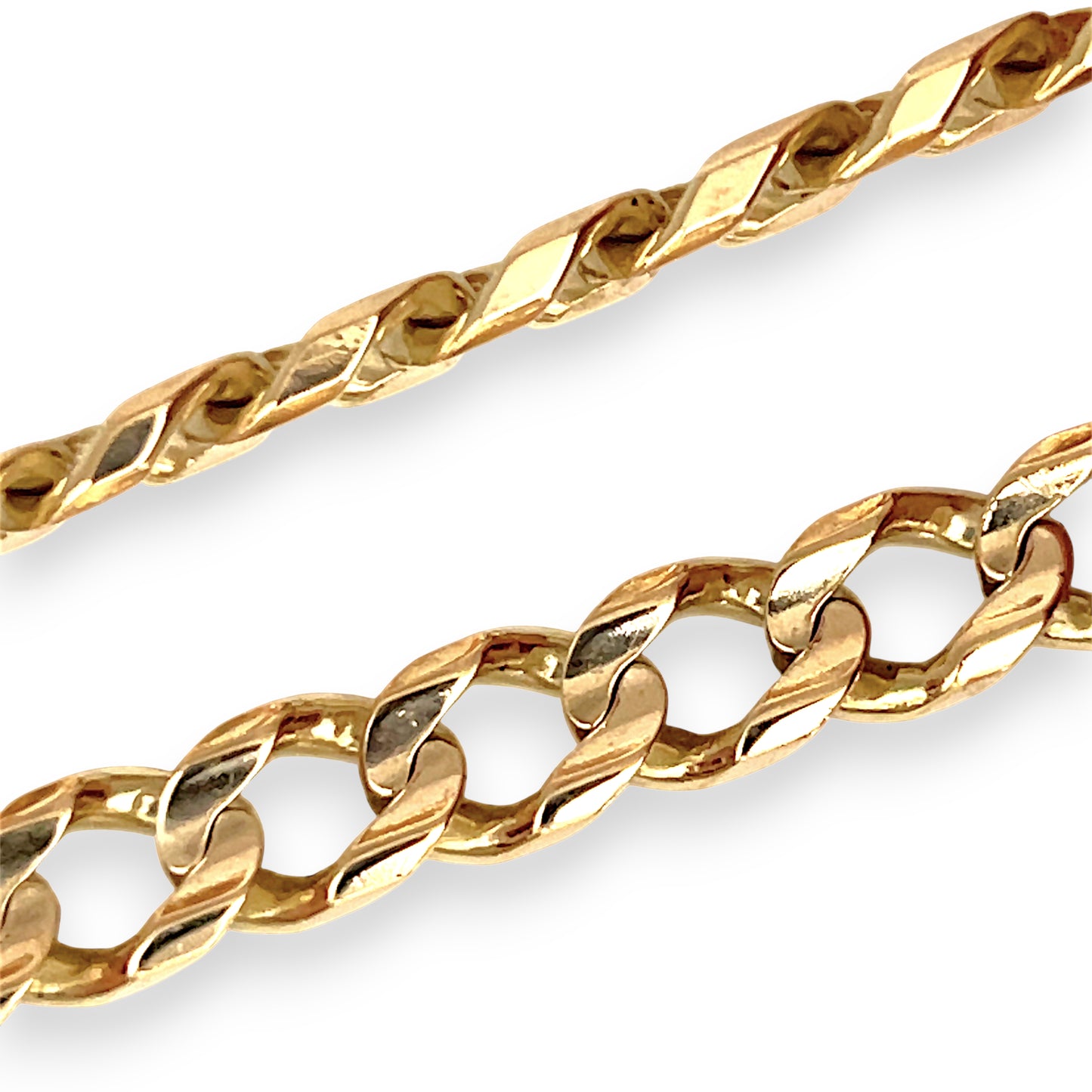 GOLD DEAL | 10ct (10k) Gold Refurbished Classic Curb Luxe Bracelet by Michael Hill 26cm