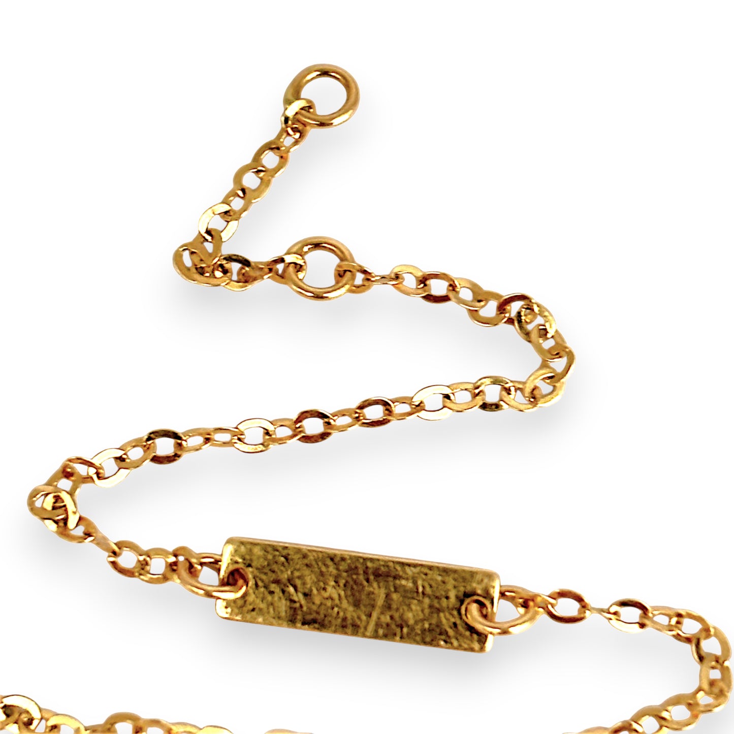 GOLD DEAL | 18ct (18K) Gold Elegant & Personal ID Bracelet 16cm