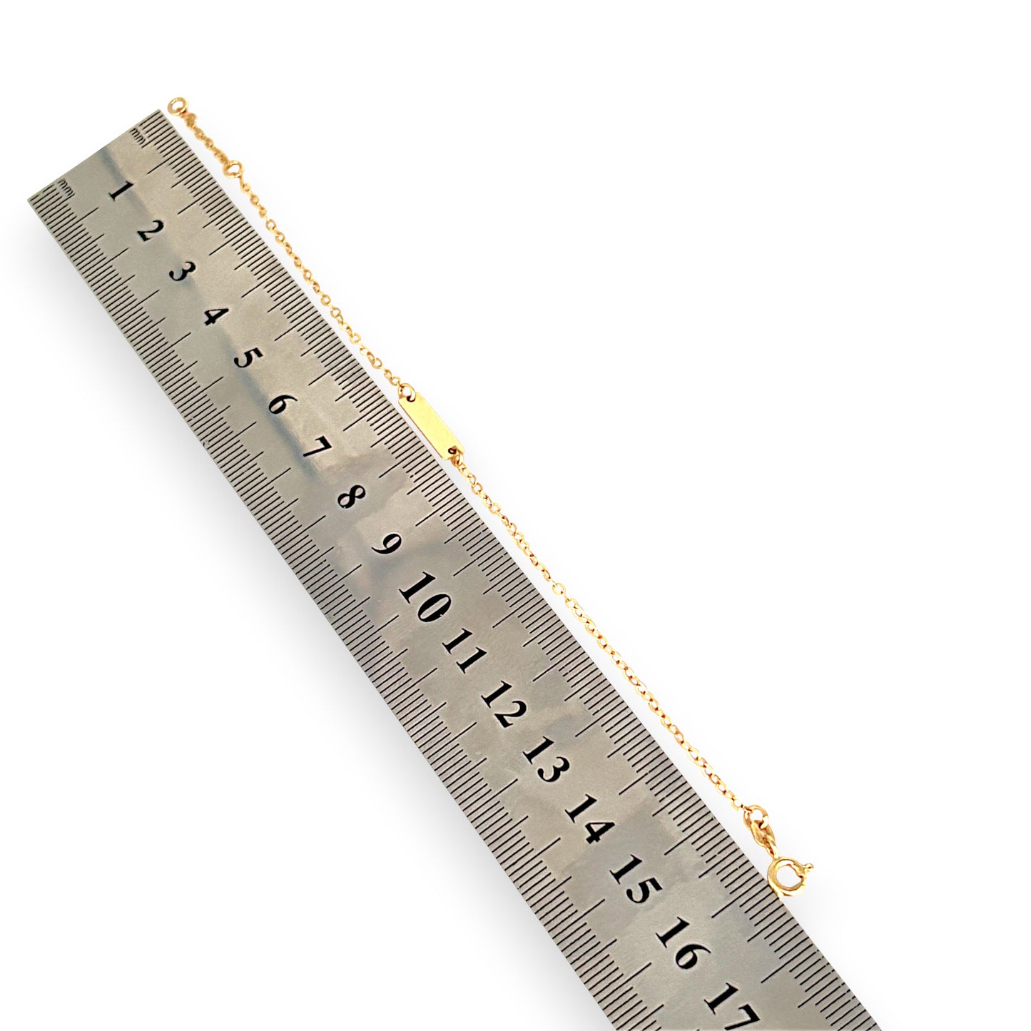 GOLD DEAL | 18ct (18K) Gold Elegant & Personal ID Bracelet 16cm