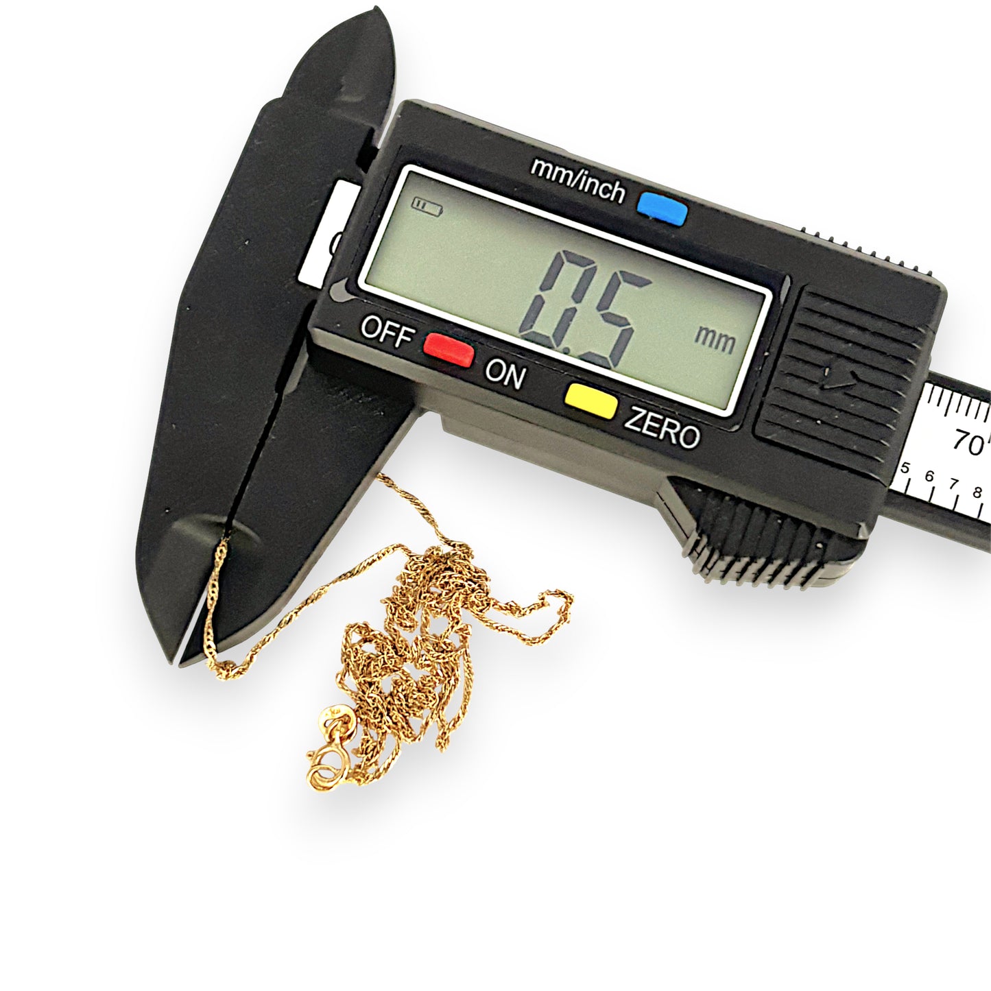 GOLD DEAL | 18ct Gold Singapore Chain 57cm