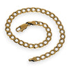 NZGD | 9ct Gold Golden Glide Curb Bracelet 17cm