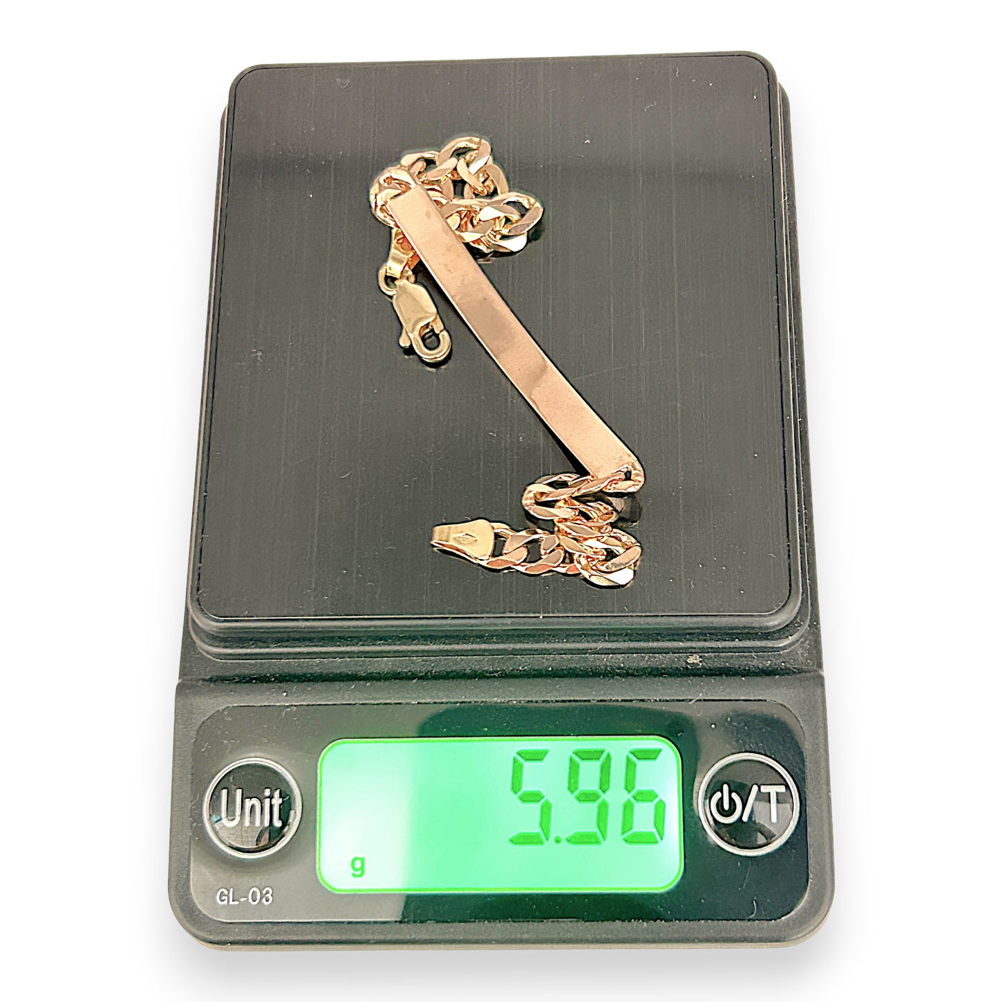 NZGD | 9ct Gold Signature Link UNO AERRE Bracelet-Refurbished