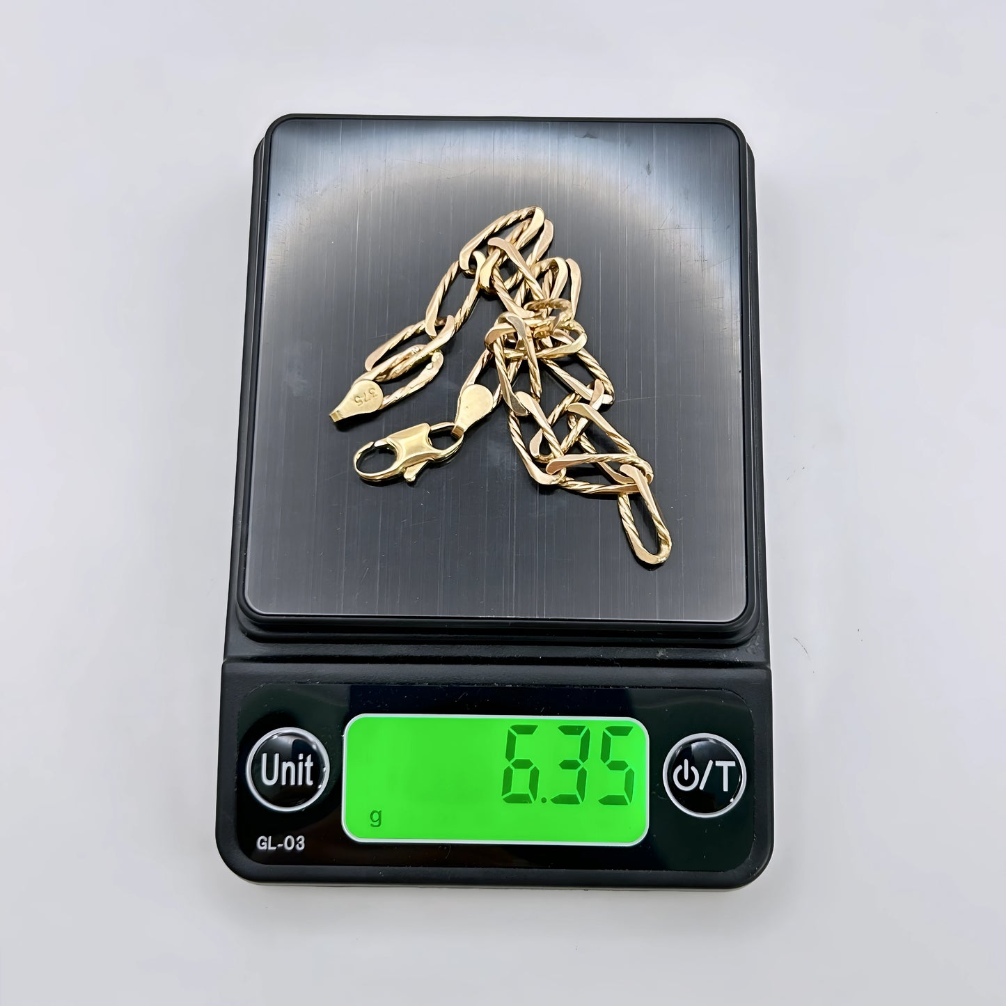 GOLD DEAL | 9kt Gold Waveline Paperlink Bracelet 21.4cm