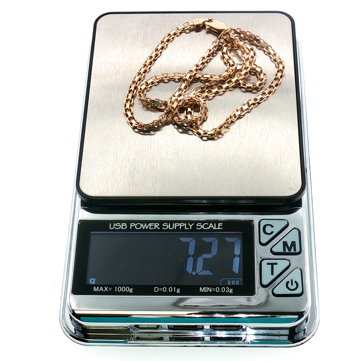 NZGD | 14ct Gold Celestial Pair Link Chain 45cm