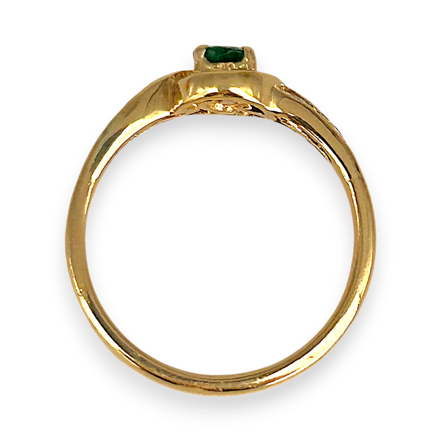 GOLD DEAL | FLASH SALE 18ct (18K) Gold Emerald 0.28ct & Diamond 0.33ct Cluster Ring Valuation $3,100
