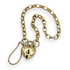 NZGD | 9ct Gold Ever‑Grace Belcher Bracelet with Padlock Valuation $4,000