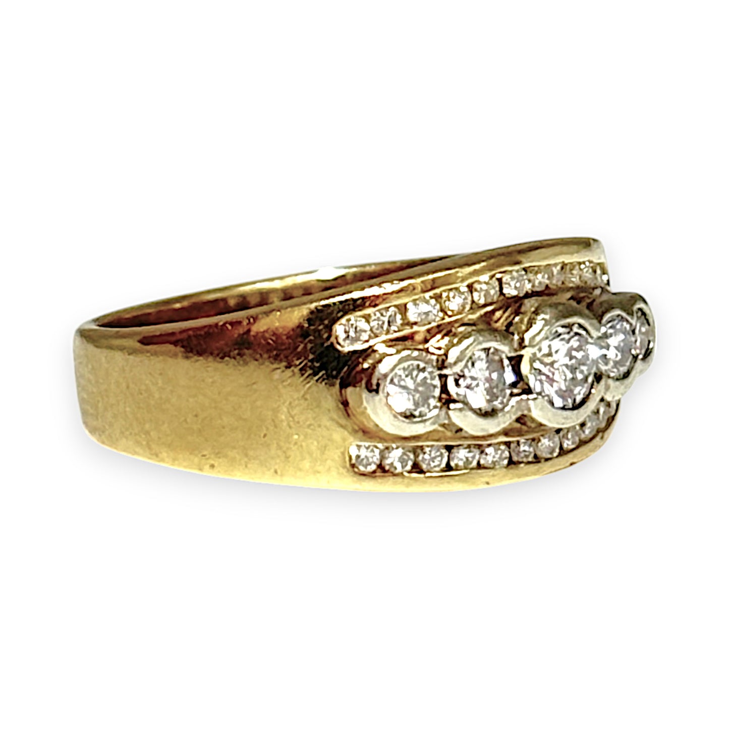 GOLD DEAL | 18ct (18K) Gold Celestial Rise Diamond Ring Valuation $5,750