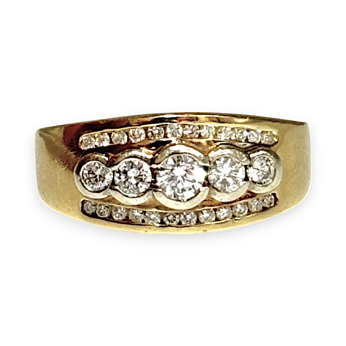 GOLD DEAL | 18ct (18K) Gold Celestial Rise Diamond Ring Valuation $5,750