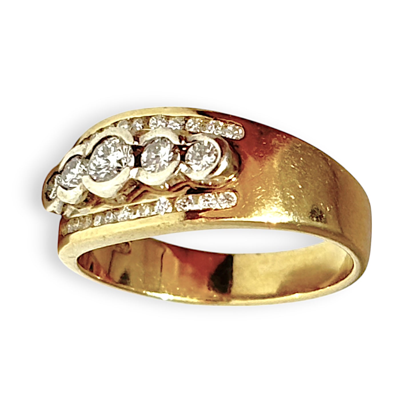 GOLD DEAL | 18ct (18K) Gold Celestial Rise Diamond Ring Valuation $5,750