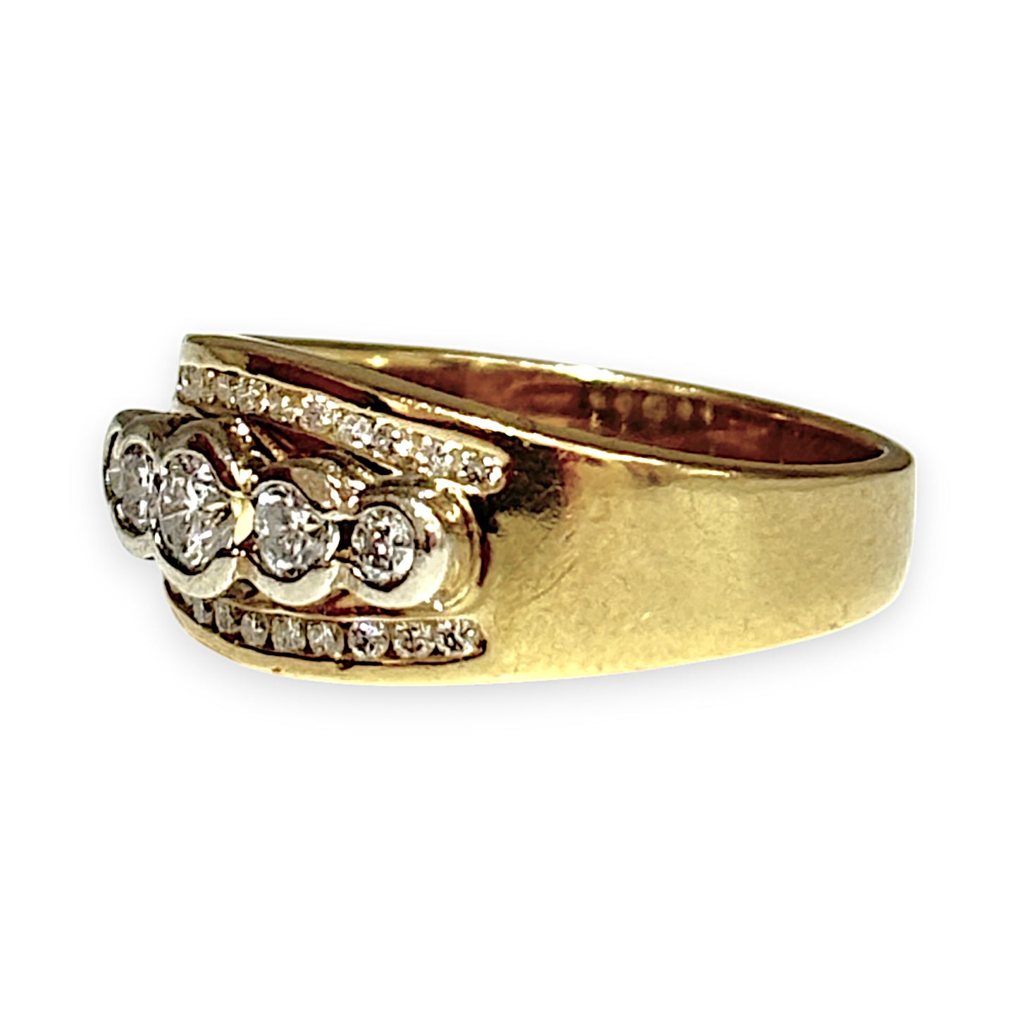 GOLD DEAL | 18ct (18K) Gold Celestial Rise Diamond Ring Valuation $5,750