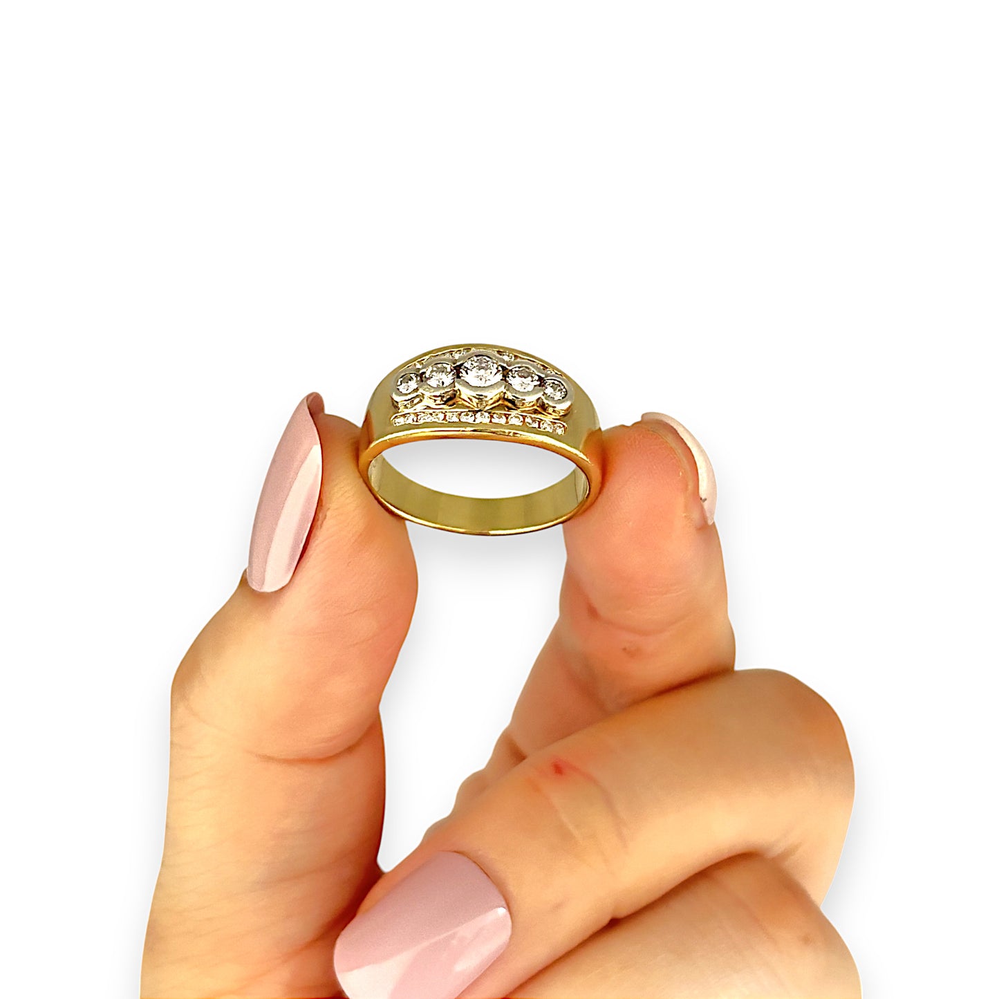GOLD DEAL | 18ct (18K) Gold Celestial Rise Diamond Ring Valuation $5,750