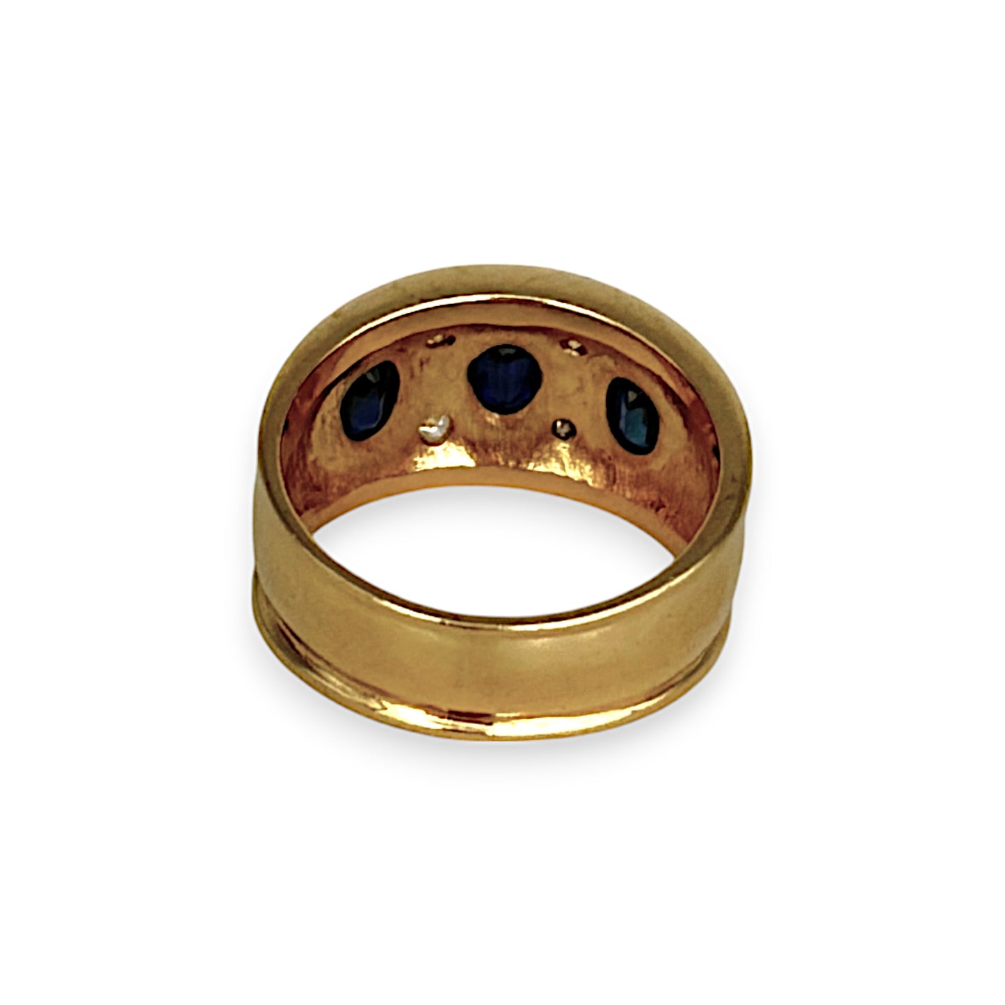 GOLD DEAL | 18ct (18K) Gold Sapphire & Diamond Dress Ring Valuation $6,250