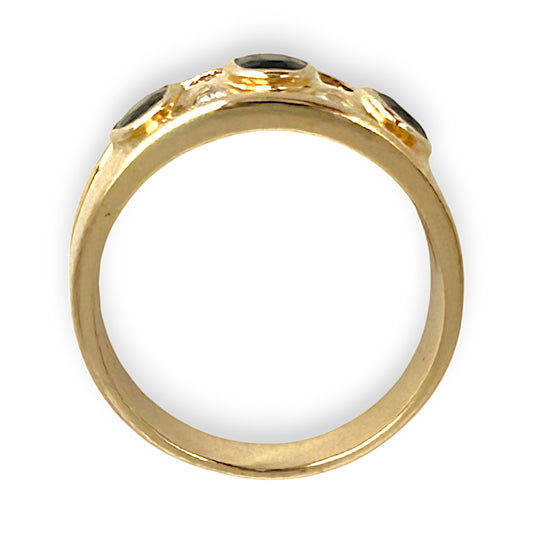 GOLD DEAL | 18ct (18K) Gold Sapphire & Diamond Dress Ring Valuation $6,250