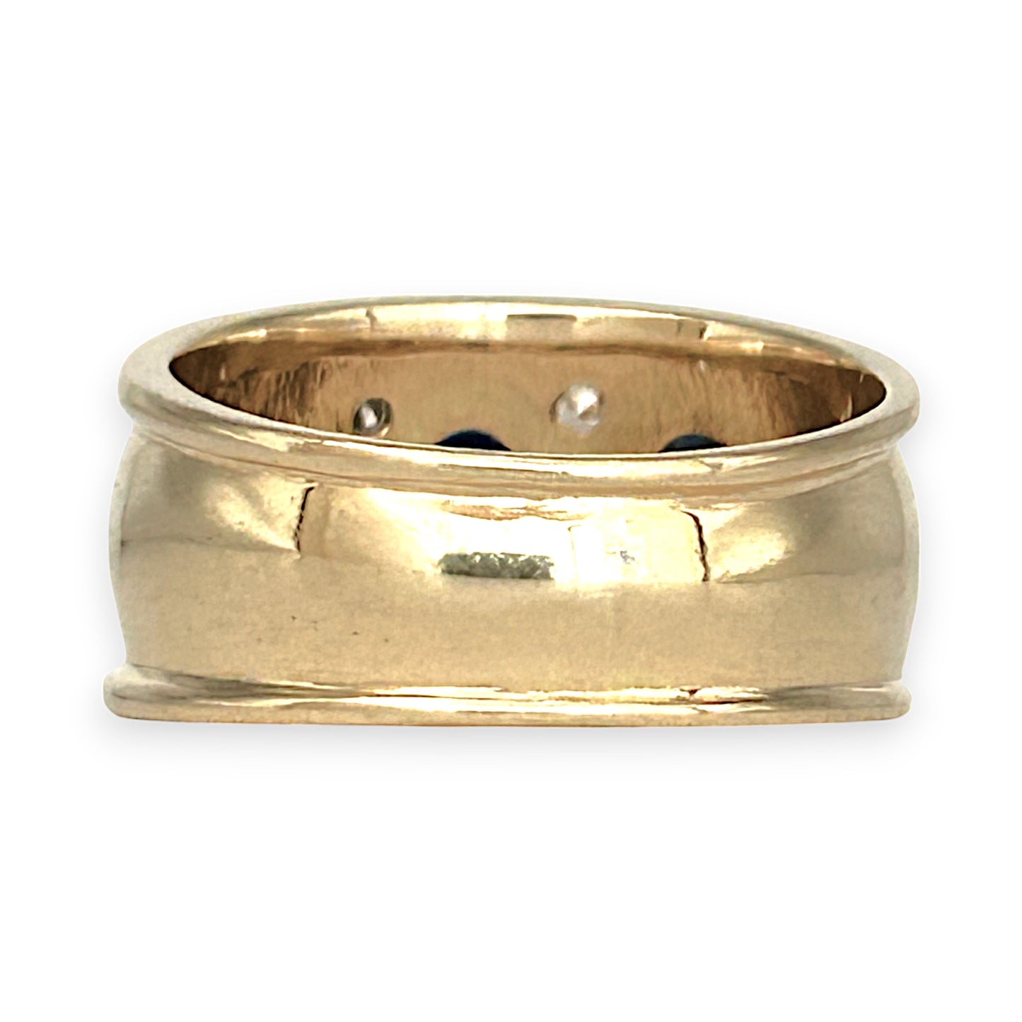 GOLD DEAL | 18ct (18K) Gold Sapphire & Diamond Dress Ring Valuation $6,250