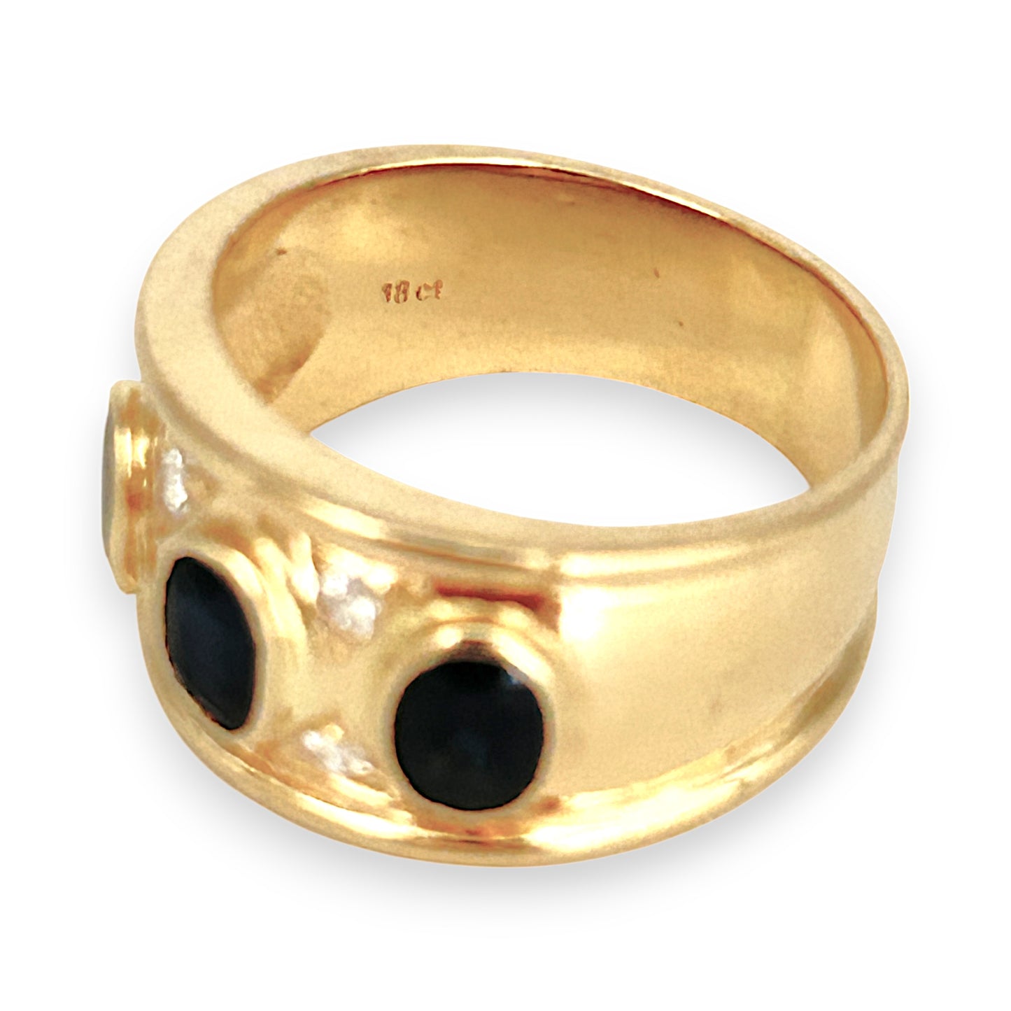 GOLD DEAL | 18ct (18K) Gold Sapphire & Diamond Dress Ring Valuation $6,250