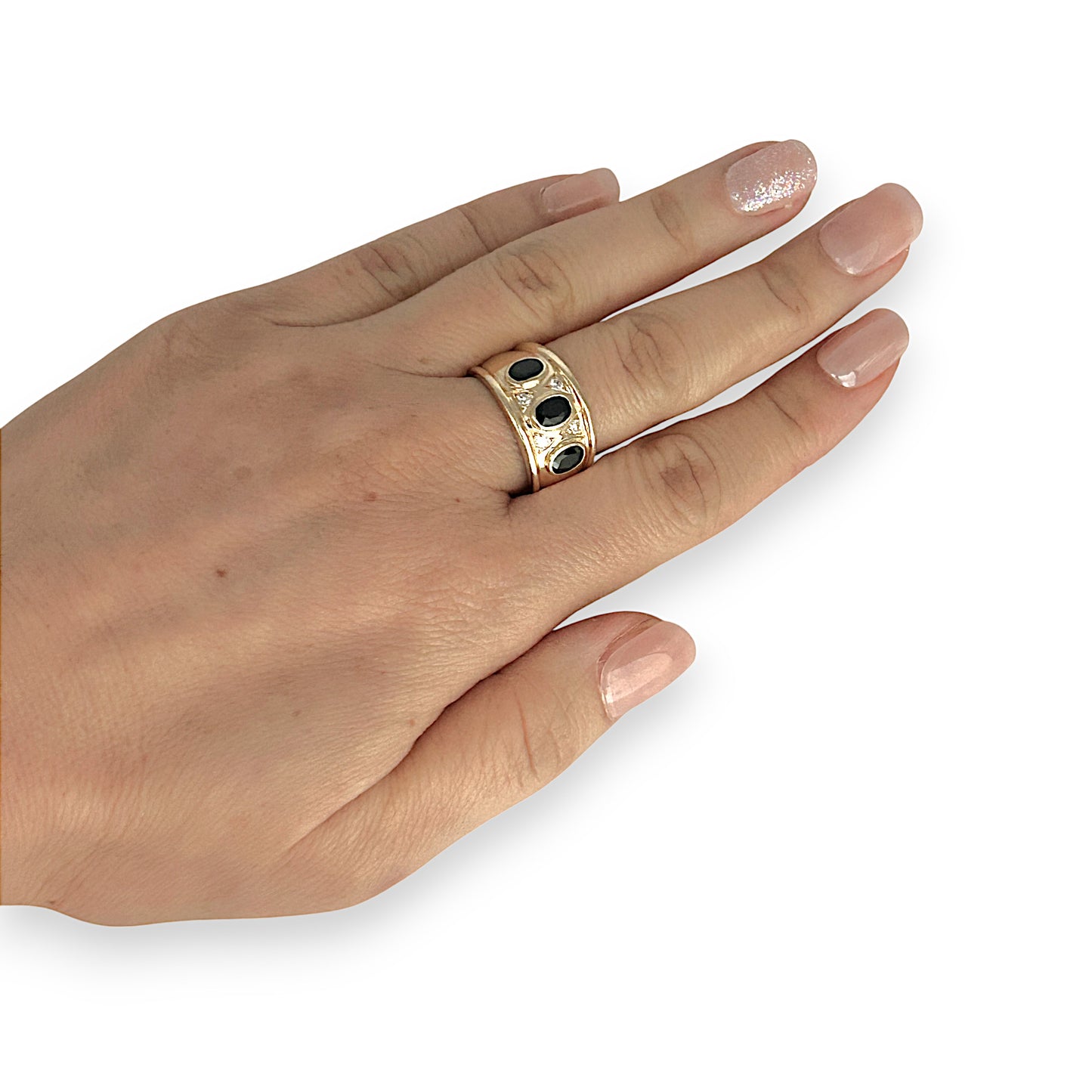 GOLD DEAL | 18ct (18K) Gold Sapphire & Diamond Dress Ring Valuation $6,250