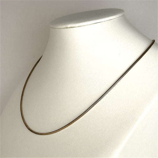 NZGD | 9ct Gold UNOAERRE SleekFlow Snake Chain 46cm