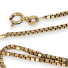 NZGD | 9ct Gold Auric Ember Box‑Link 76cm Chain