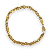 GOLD DEAL | 18K Gold Overlapping Oval Link Bracelet Length 19cm