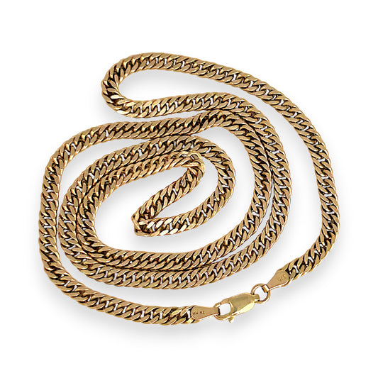 GOLD DEAL | 9kt NZ Gold LegacyLink Solid Curb Chain 51cm