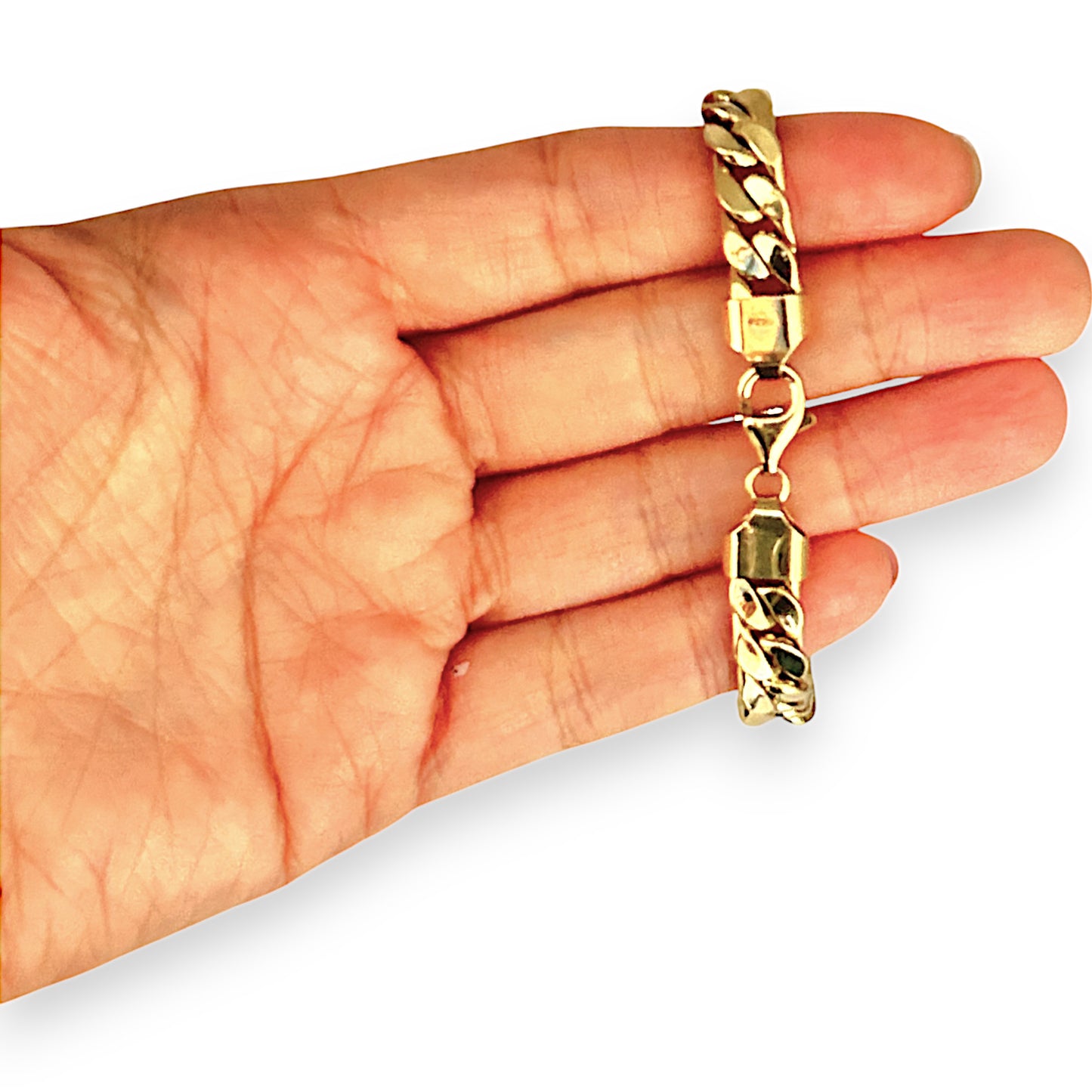 GOLD DEAL | 18K Gold Curb Link Bracelet Length 18.5cm