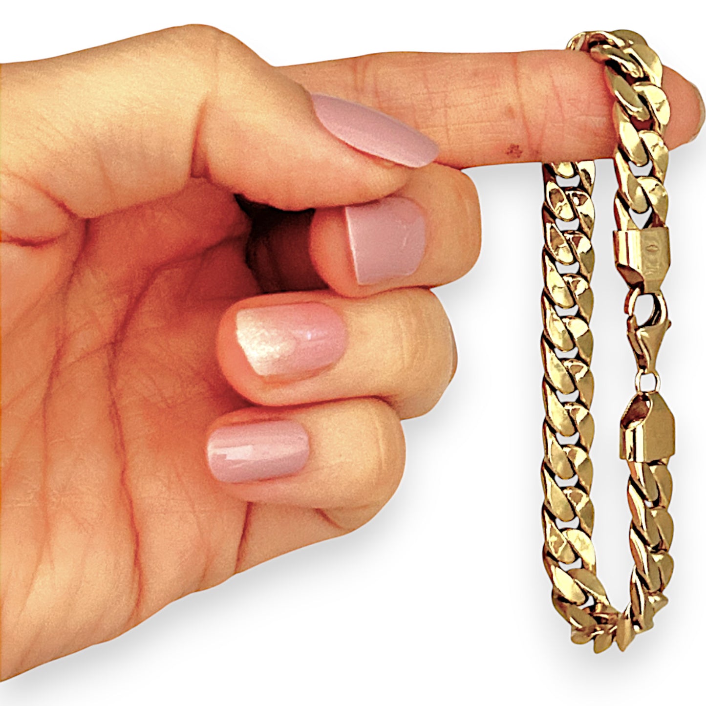 GOLD DEAL | 18K Gold Curb Link Bracelet Length 18.5cm