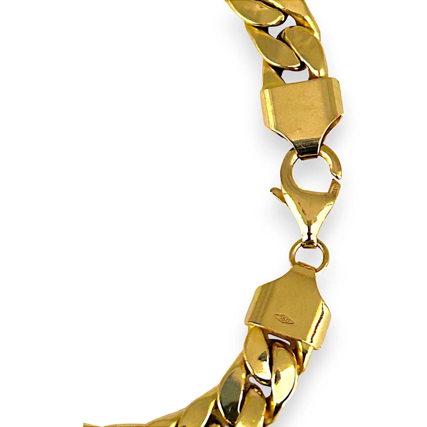 GOLD DEAL | 18K Gold Curb Link Bracelet Length 18.5cm