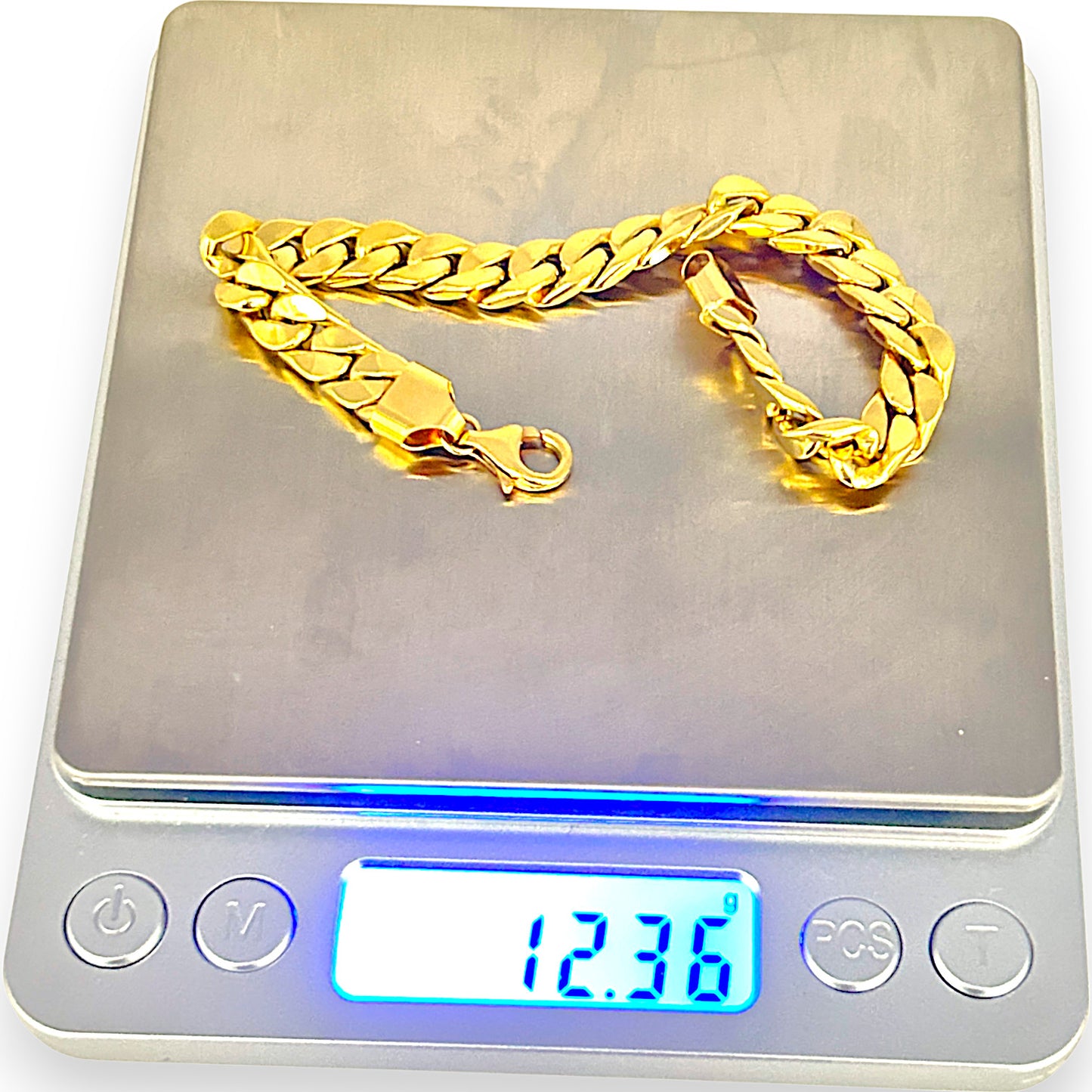 GOLD DEAL | 18K Gold Curb Link Bracelet Length 18.5cm