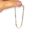 GOLD DEAL | 18K Gold Snake Herringbone Lightweight Bracelet Length 19cm