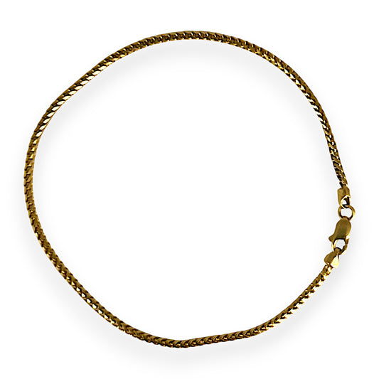 GOLD DEAL | 18ct (18K) Gold Chopin Bracelet Length 19cm