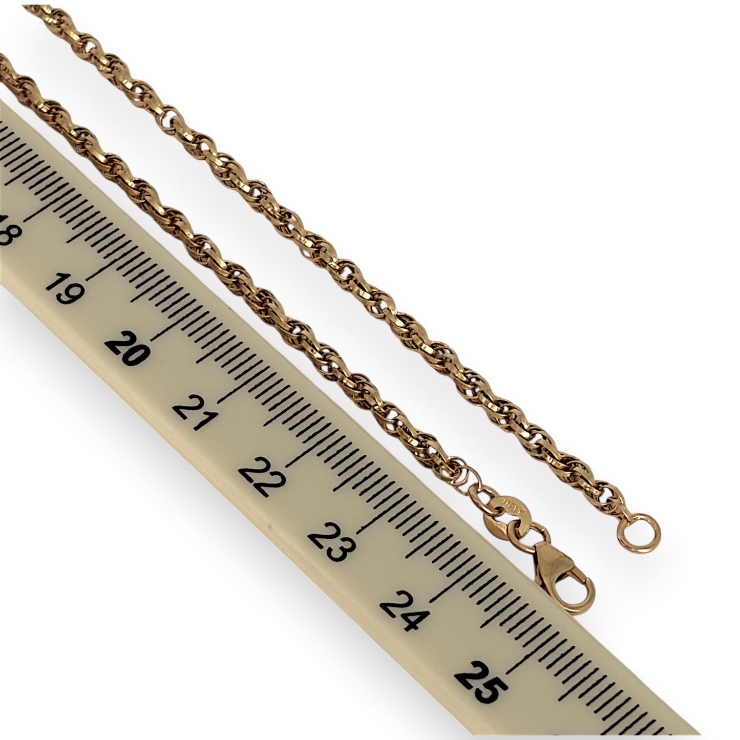 GOLD DEAL | 9ct Gold Twist Luxe Rope Chain 50cm