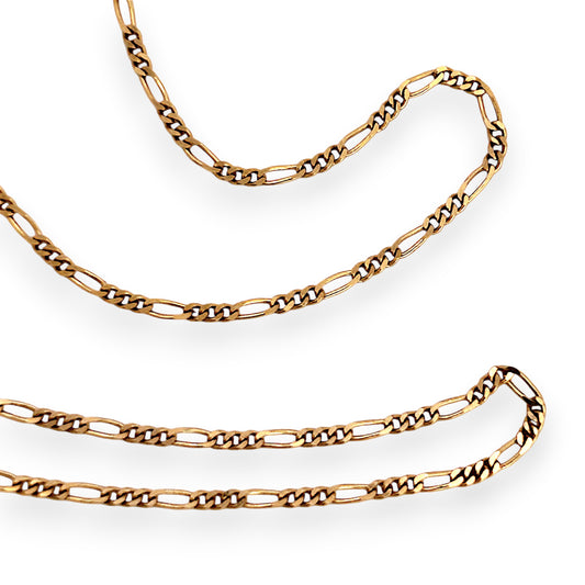 NZGD | 9ct Gold Whisper Figaro Chain 43cm