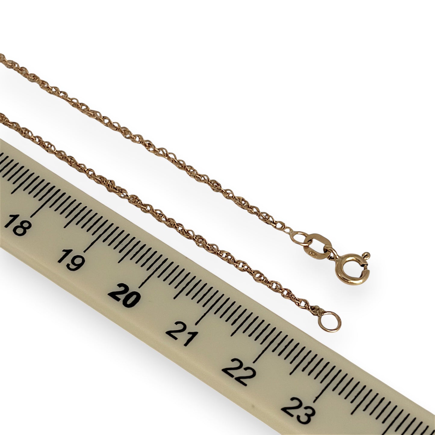 GOLD DEAL | 9ct Gold Luce d’Oro Rope Chain 45cm
