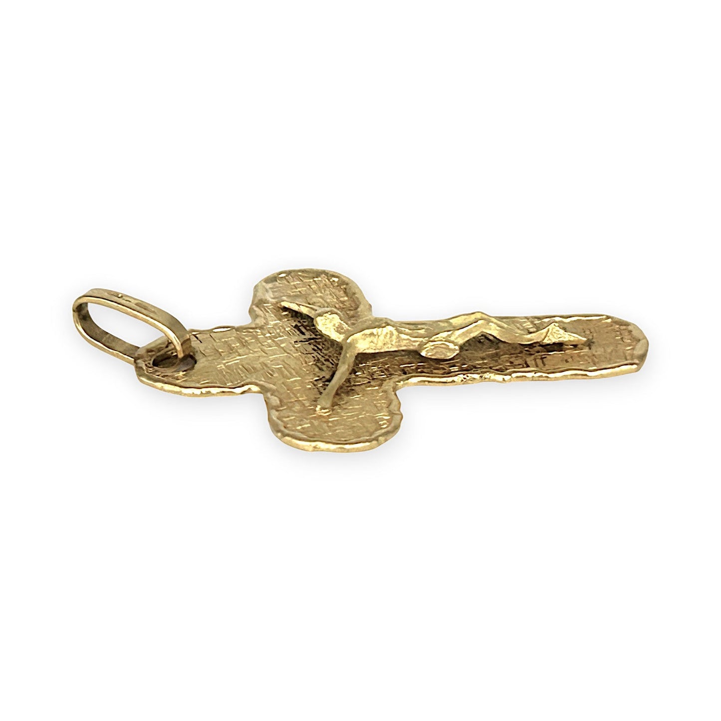 GOLD DEAL | 18ct (18K) Gold Vintage Crucifix Rare Cross Pendant