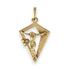 GOLD DEAL | 18ct (18K) Gold Crucifix Distinctive Pendant
