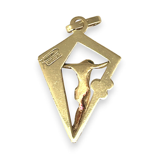 GOLD DEAL | 18ct (18K) Gold Crucifix Distinctive Pendant
