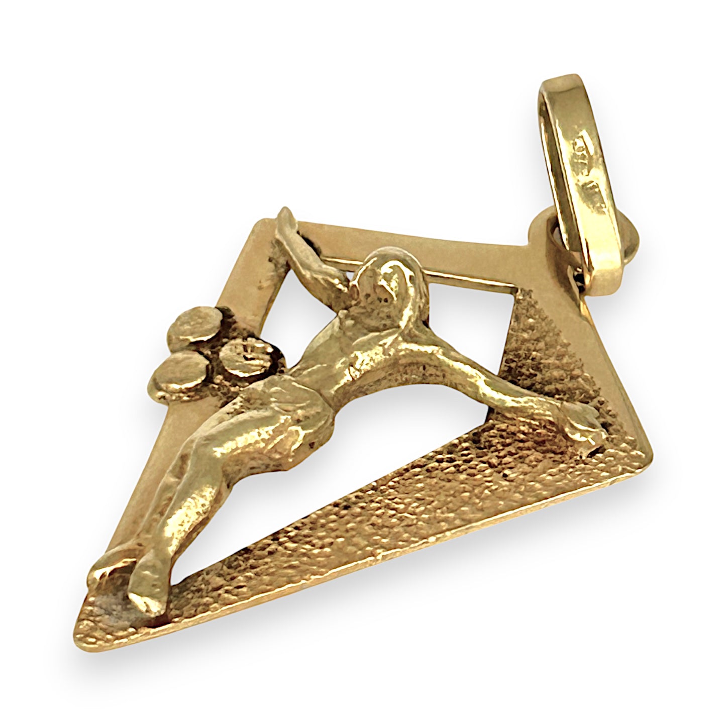 GOLD DEAL | 18ct (18K) Gold Crucifix Distinctive Pendant
