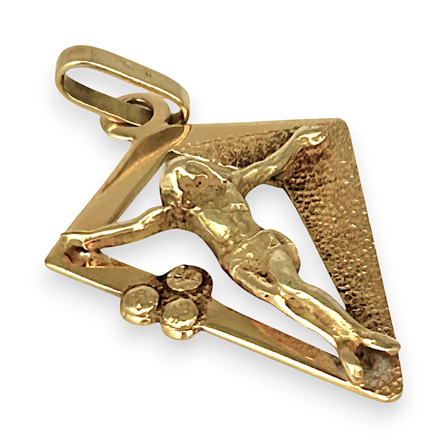 GOLD DEAL | 18ct (18K) Gold Crucifix Distinctive Pendant