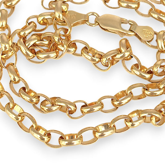 NZGD | 9ct NZ Gold Golden Heritage Belcher Chain 49cm