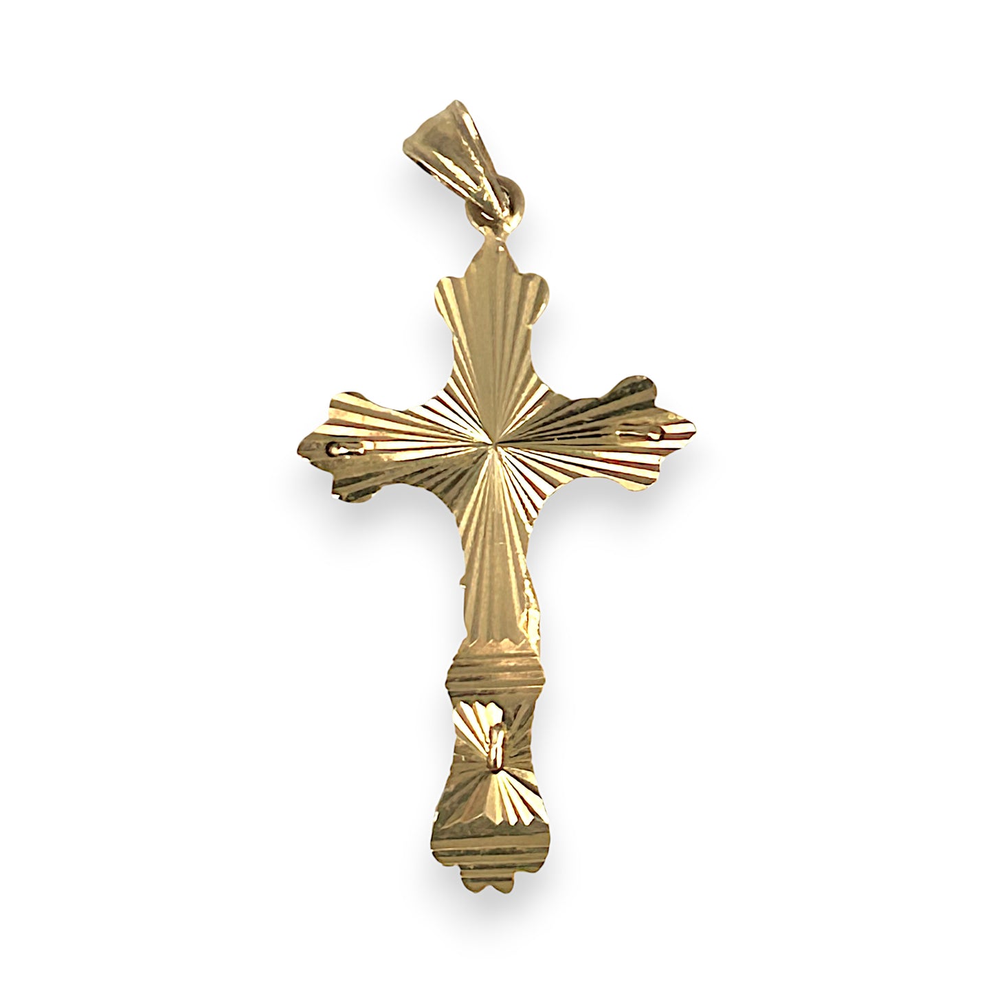 GOLD DEAL | 18ct (18K) Gold Orthodox Crucifix Cross Pendant