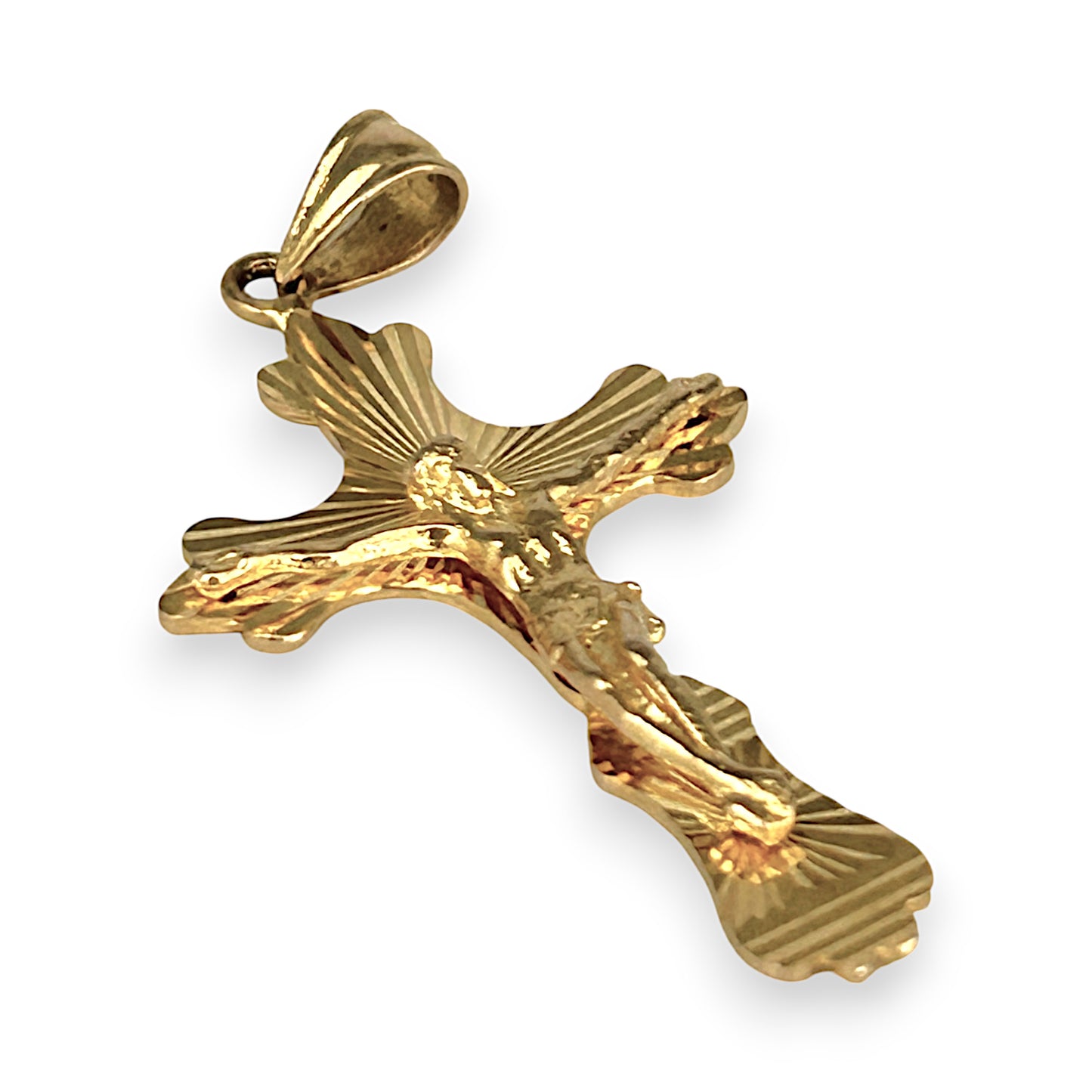 GOLD DEAL | 18ct (18K) Gold Orthodox Crucifix Cross Pendant