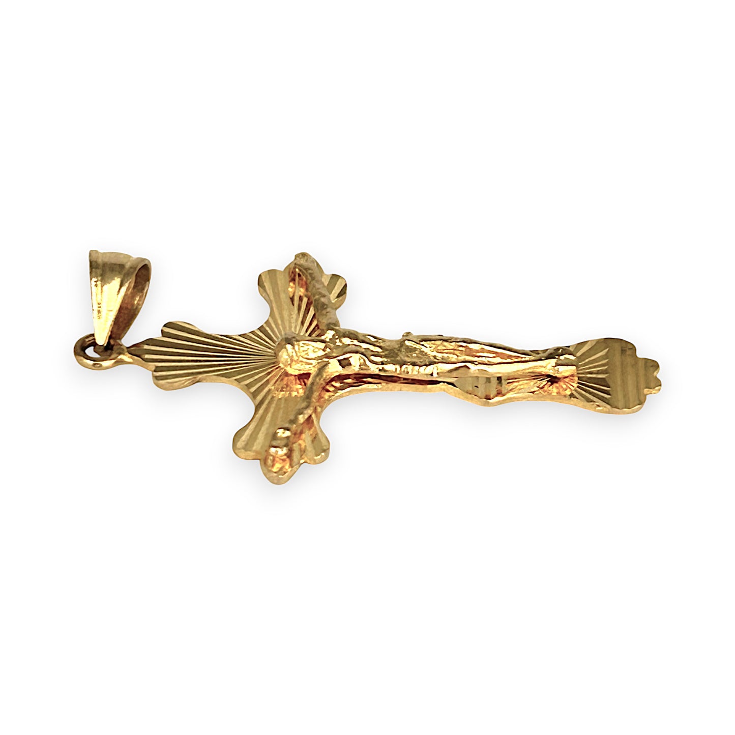 GOLD DEAL | 18ct (18K) Gold Orthodox Crucifix Cross Pendant