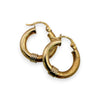 NZGD | 9ct Gold The Dual‑Glow Hoop Earrings 16.2mm