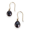 NZGD | 9ct Gold Midnight Orchid Drops Earrings