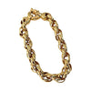 Gold Roller Curb Bracelet