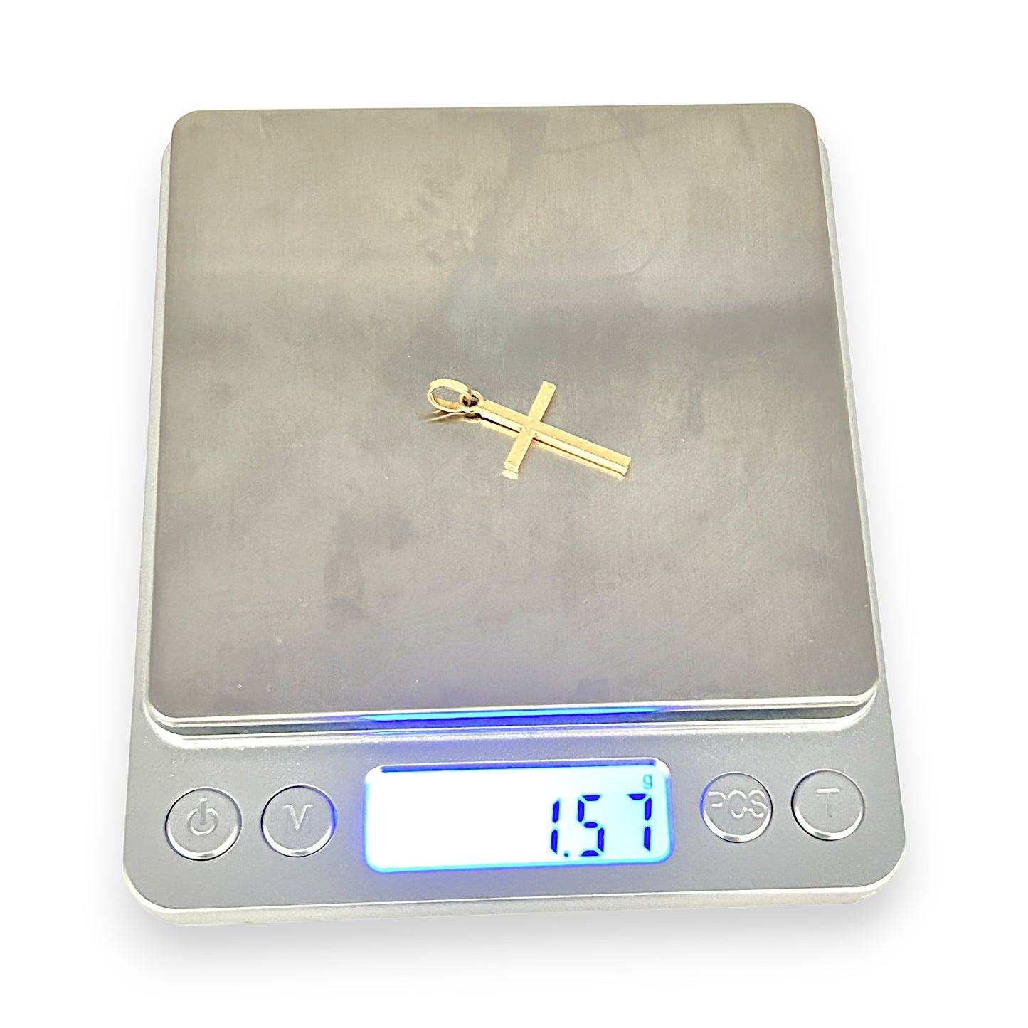 GOLD DEAL | 18ct (18K) Gold Vintage Square Cross Pendant