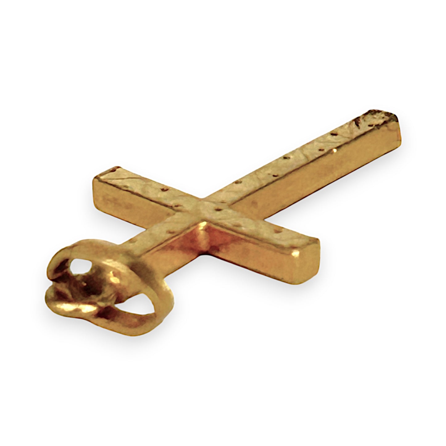 GOLD DEAL | 18ct (18K) Gold Vintage Square Cross Pendant
