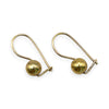 NZGD | 9ct Gold Minimalist Gold Orb Drops Earrings 6.0mm